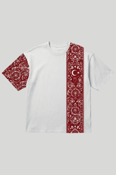 Netrouswear Türkiye Beyaz Premium T-Shirt